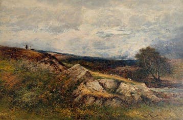Carl Brennir (1850-1920) - The Llugwy Valley, North Wales