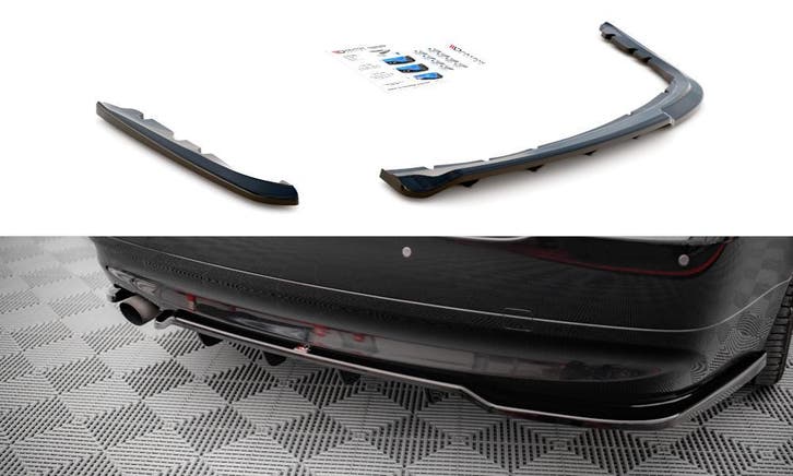 Bumper Aanzet Achterbumper Maxton Design BMW E90 B8096, Auto-onderdelen, Carrosserie en Plaatwerk, Nieuw, BMW, Achter, Links, Rechts