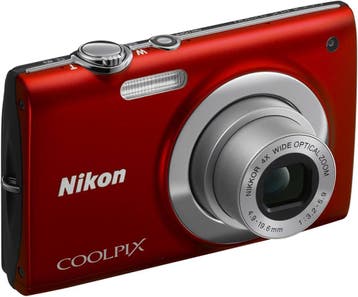 Nikon Coolpix S2500 Digitale Compact Camera - Rood (In doos), Verzenden, Zo goed als nieuw