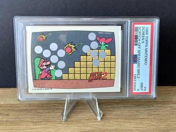 1989 Topps Nintendo Scrath-off - Super Mario Bros 2 - Screen, Nieuw