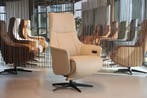 Gealux relaxfauteuil/relaxstoel leer Twinz8092 3motoren+accu, Huis en Inrichting, Ophalen of Verzenden, Nieuw, Leer, Modern, design, relaxstoel 