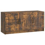 vidaXL TV-kast Gerookt eiken 99 x 34,5 x 47 cm Bewerkt hout, Minder dan 50 cm, Verzenden, Nieuw, Minder dan 100 cm