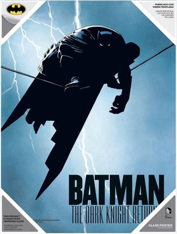 The Dark Knight Returns Batman Glass Print 30 x 40 cm, Ophalen of Verzenden, Nieuw