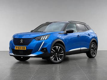 Zakelijke Lease |  Peugeot e-2008 GT Pack EV 3-FASEN 50kWh 1, Automaat, Gebruikt, Blauw, Overige brandstoffen