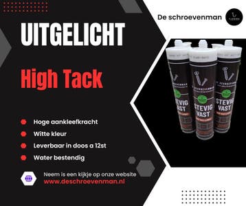 HIGH TACK  De schroevenman 290ml, Verzenden, Nieuw, Overige typen, Met statief