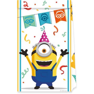 Uitdeelzakjes Feestje Minions The Rise Of Gru (4st), Ophalen of Verzenden, Nieuw