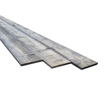 Vuren steigerplank old look grijs geïmpregneerd gedroogd, Ophalen of Verzenden, Nieuw, Vuren