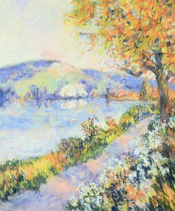 Rose Barbe (née en 1933) - Bord de Seine en automne