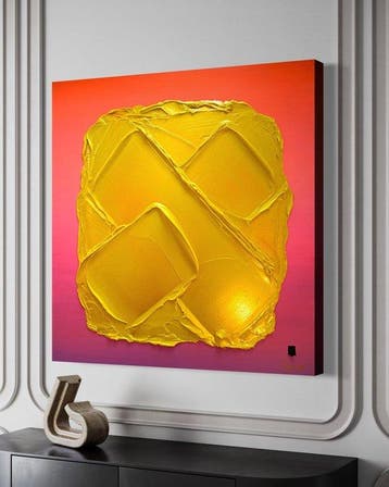 Sarah Schwarzl - Frequency NEON SKY (Frame included)