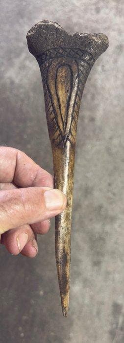 Botten dolk Sentani - Asei-dorp - West-Papoea (Zonder