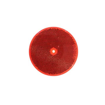 Reflector Rond Ø8,5CM Rood, Verzenden, Nieuw
