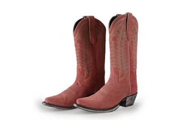 Caborca Silver Cowboy laarzen in maat 39 Roze, Overige kleuren, Verzenden, Zo goed als nieuw, Caborca Silver