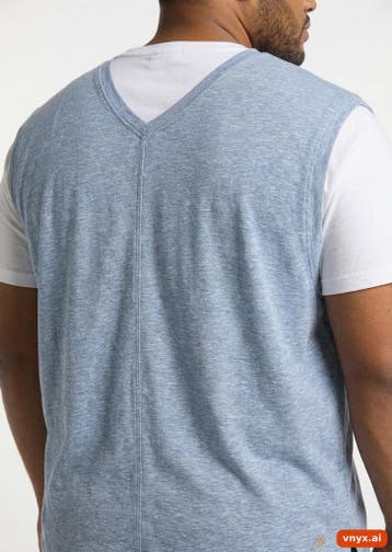 sherpa Tanktops Heren maat XL Blauw Vintage, Ophalen of Verzenden, Nieuw, Sherpa