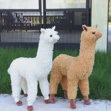 Pluche Alpaca Knuffel - Levensechte Llama Speelgoed in Versc