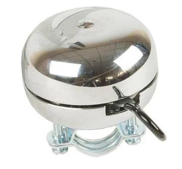 Fietsbel Ding Dong - 60mm Chroom, Verzenden, Nieuw
