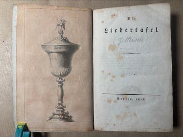Carl Friedrich Zelter (editor) / Johann Wolfgang von Goethe