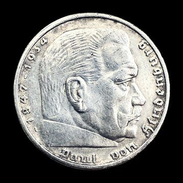 Duitsland. Silver 5 Reichsmark (Paul von Hindenburg) Coin -, Postzegels en Munten, Edelmetalen en Baren
