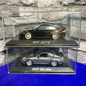 Minichamps 1:43 - Modelauto - Minichamps - Lotto 2 Modellini, Hobby en Vrije tijd, Nieuw