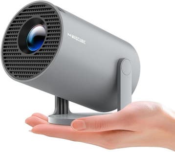 Smart Projector Grijs | WiFi 6 | Tweedekansje | OP=OP, HD (720), LED, Ophalen of Verzenden, Zo goed als nieuw