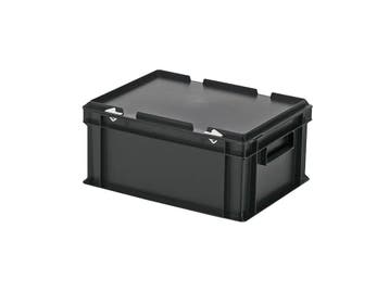 Stapelbak met deksel - 400 x 300 x H 190 mm (gladde bodem) -, Ophalen of Verzenden, Nieuw