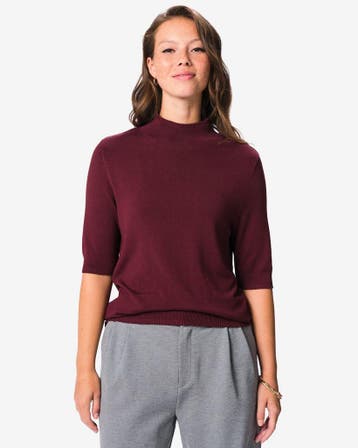 HEMA Damestrui Lily fijngebreid bordeauxrood, Verzenden, Nieuw