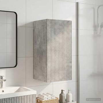 vidaXL Badkamer wandkast ARNHEM Betongrijs 30 x 31 x 59 cm, Verzenden, Nieuw