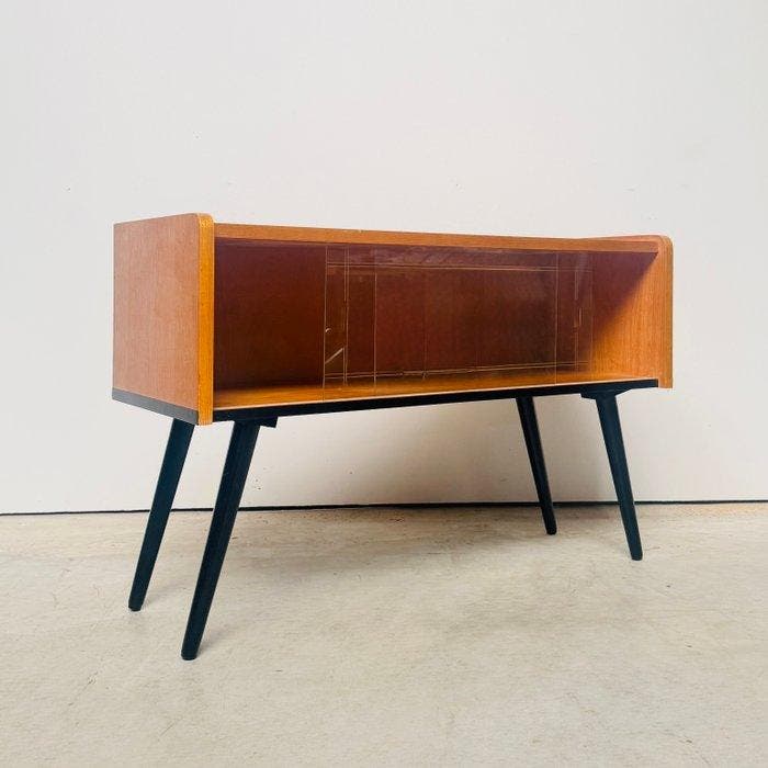 Vitrinekast - Hout, Glas, Antiek en Kunst, Kunst | Designobjecten