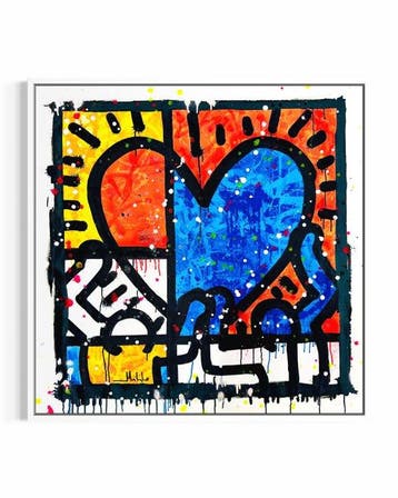 Mikko - Mondrian And Haring Split - XXL (NO RESERVE!)