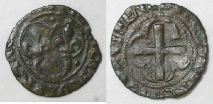 1515 1547 France 1515 1547 Francois 1er Denier Tournois, Postzegels en Munten, Munten | Europa | Niet-Euromunten, Verzenden