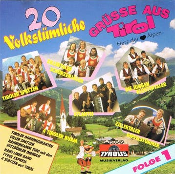 Various - 20 Volkstümliche.Grüsse Aus Tirol Folge 1, Ophalen of Verzenden, Gebruikt