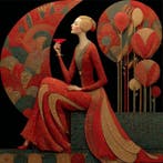 I_KONIQ - Erte woman enjoy campary in relax, Nieuw