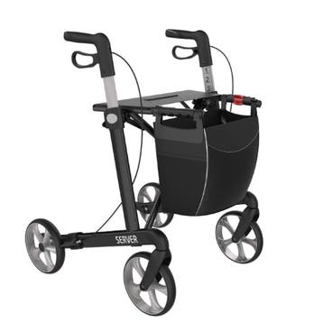 Rehasense Server lichtgewicht rollator STANDARD - Zwart, Ophalen of Verzenden, Nieuw