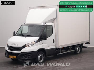 Iveco Daily 35S16 Laadklep 160PK Bakwagen Airco Cruise Camer, Stof, Gebruikt, Euro 6, Iveco