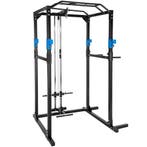 Krachtstation met treklat - zwart/blauw, Sport en Fitness, Verzenden, Nieuw