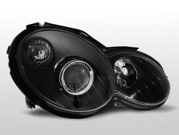Koplampen Mercedes C203 sportcoupe zwart in facelift-look, Verzenden, Nieuw, Mercedes-Benz