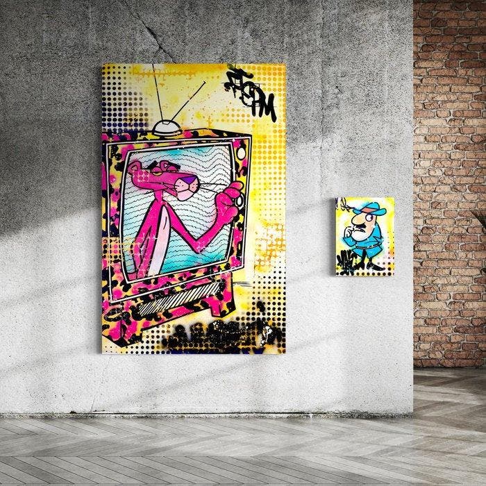 Moabit - Pink Panther X You Would Never Think Would You? XL, Antiek en Kunst, Kunst | Designobjecten