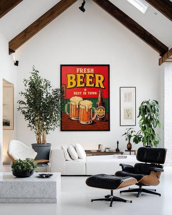 Flavia Delgado - FRESH BEER XL, Antiek en Kunst, Kunst | Schilderijen | Modern