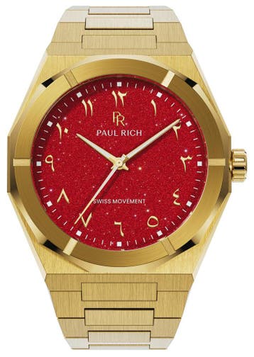 Paul Rich Star Dust II Desert Flame Arabic Gold ARAB209, Overige merken, Staal, Verzenden, Polshorloge