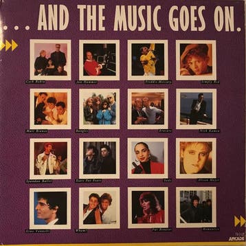 LP gebruikt - Various - ... And The Music Goes On., Verzenden, Zo goed als nieuw, Overige formaten