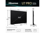 Hisense - MINI-LED BIGGER 100 Ultra HD 4K TV - 100 inch, Overige merken, Verzenden, Nieuw, 100 cm of meer