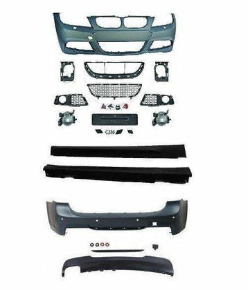 sportlook Pakket BMW 3 E91 LCI Zonder PDC Voorzijde B9586, Auto-onderdelen, Carrosserie en Plaatwerk, Nieuw, Voor, BMW, Bumper