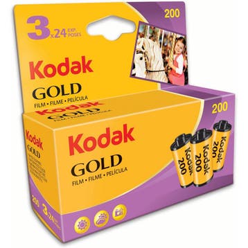 Kodak Gold 200 GB 135-24 (3 pcs), Ophalen of Verzenden, Nieuw, Kodak