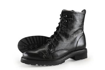 Piedi Nudi Veterboots in maat 40 Zwart, Kleding | Dames, Schoenen, Verzenden, Zwart, Overige typen, Zo goed als nieuw