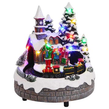 vidaXL Kerst Tafelopstelling 16 x 16 x 19 cm Kunststof, Verzenden, Nieuw