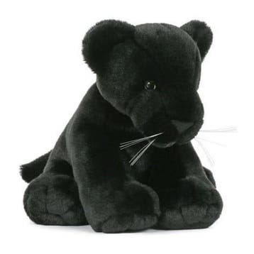 Zwarte panter knuffel - pluche - 30 cm - wilde dieren, Verzenden, Nieuw