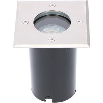 LED Grondspot - Sanola Aton - Inbouw - Vierkant - GU10, Ophalen of Verzenden, Nieuw, Vloerspot of Grondspot, Led
