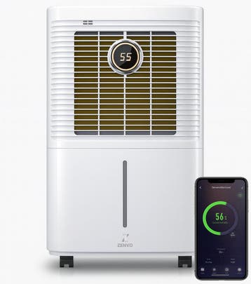 Zenvo Smart WiFi Luchtontvochtiger met App - 12L/dag - 50 m2, Ophalen of Verzenden, Zo goed als nieuw