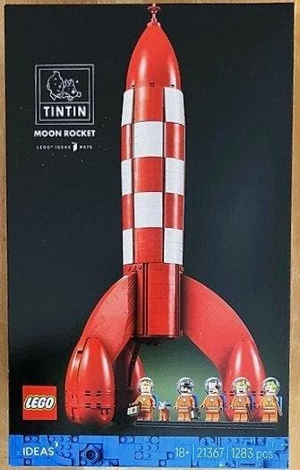 Tintin - 1 Moon Rocket Tintin (21367) - Lego Ideas -, Nieuw