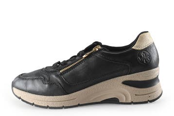 Rieker Sneakers in maat 39 Zwart, Verzenden, Zwart, Rieker, Sneakers of Gympen