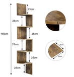 Compacte Zigzag Hoekplank – 5 Etages – Boeken en CD’s, Verzenden, Nieuw